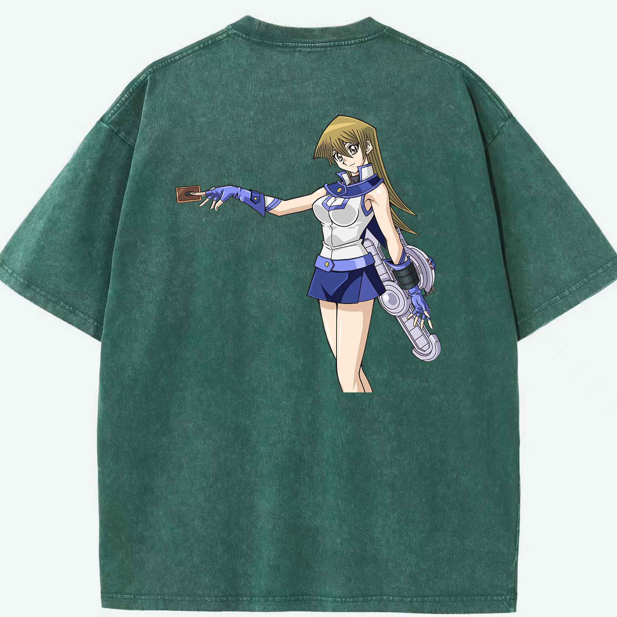 （画像用） 遊☆戯☆王 Yu-Gi-Oh! 綿100% ヴィンテージ風 半袖Tシャツ（背面プリント）